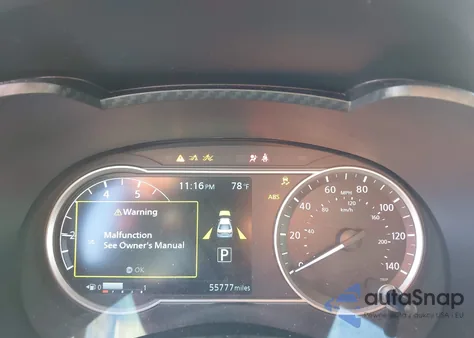 2021 Nissan Versa Sv Xtronic Cvt из США, поврежденный, VIN 3N1CN8EV4ML875921